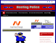 Tablet Screenshot of hostingpolice.com